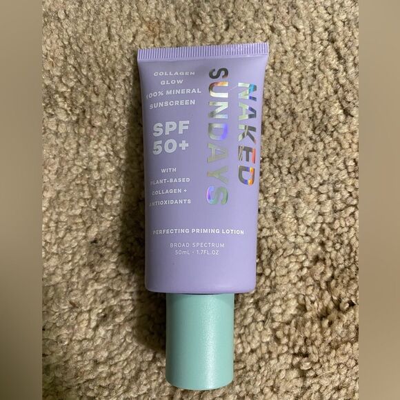 Naked Sundays Collagen Glow 100% Mineral Perfecting Priming Lotion 1.7 oz - Picture 2 of 5